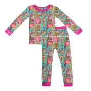 KIDS LONG SLEEVE PAJAMA PANTS ST - BAMBOO - PRE ORDER