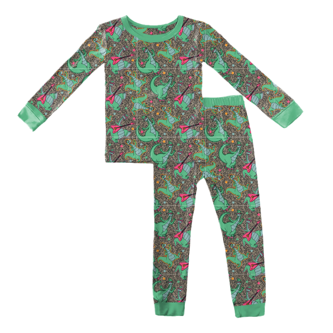 KIDS LONG SLEEVE PAJAMA PANTS ST - BAMBOO - PRE ORDER