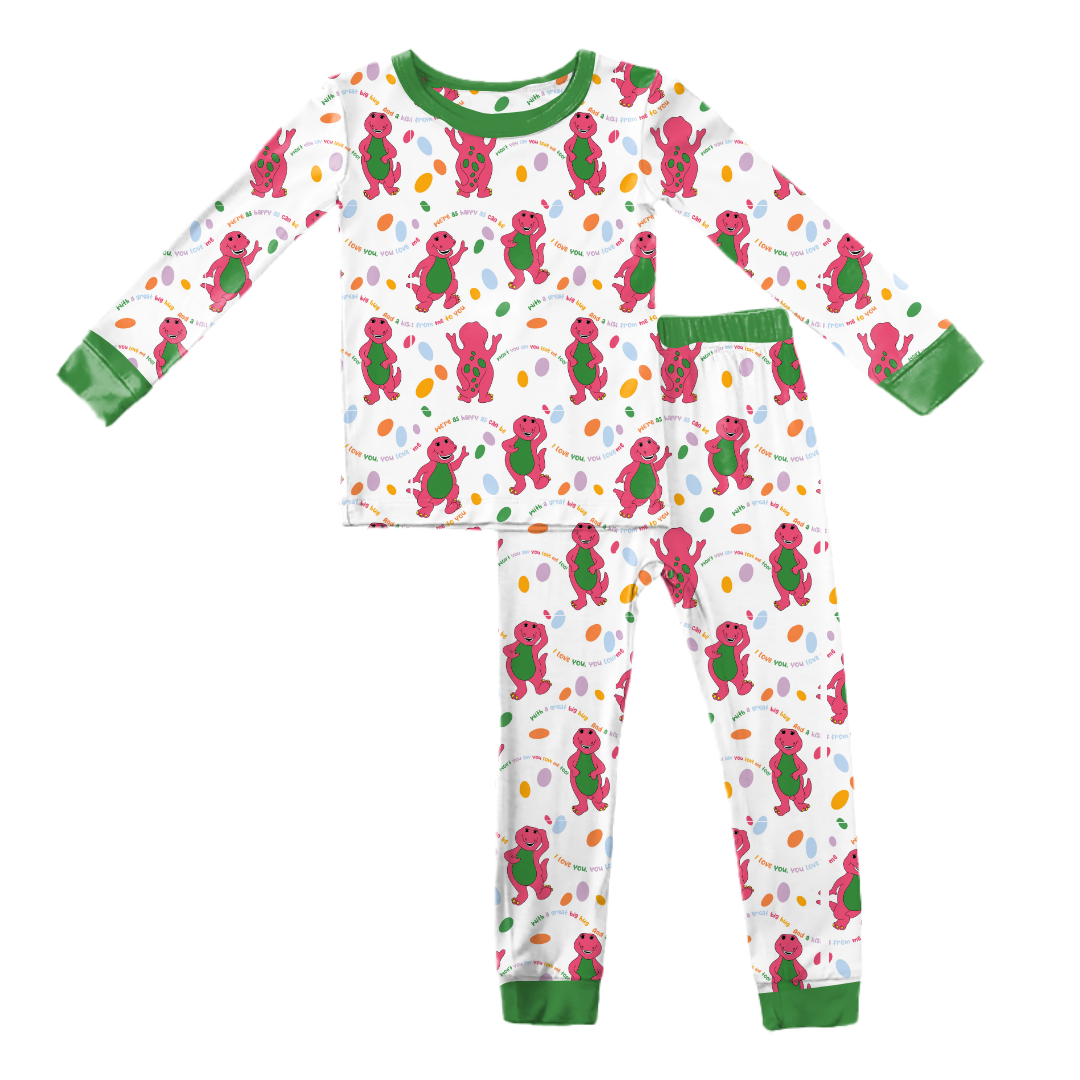 KIDS LONG SLEEVE PAJAMA PANTS ST - BAMBOO - PRE ORDER