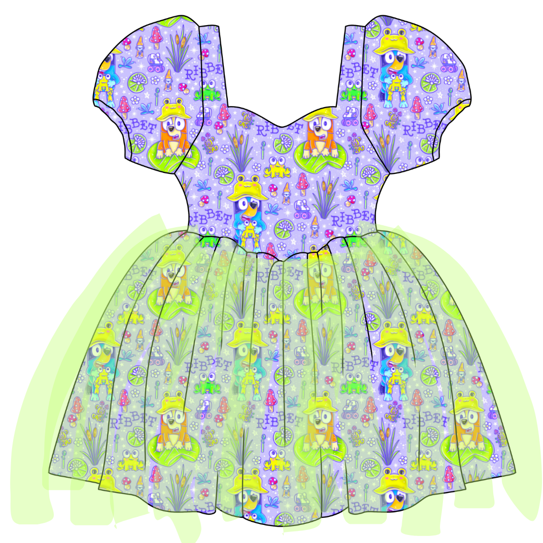 Ribbit  - Glitz Party Dress - Knit - PRE ORDER