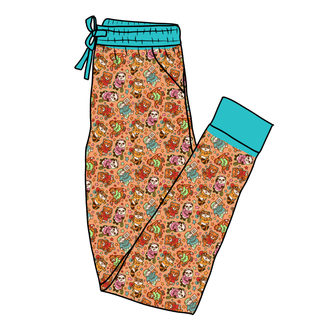 ADULT JOGGER PAJAMA PANTS - BAMBOO - PRE ORDER