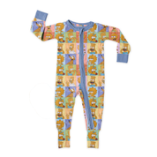 DREAMLAND LONG SLEEVE DOUBLE WAY ZIP SLEEPER - BAMBOO - PRE ORDER