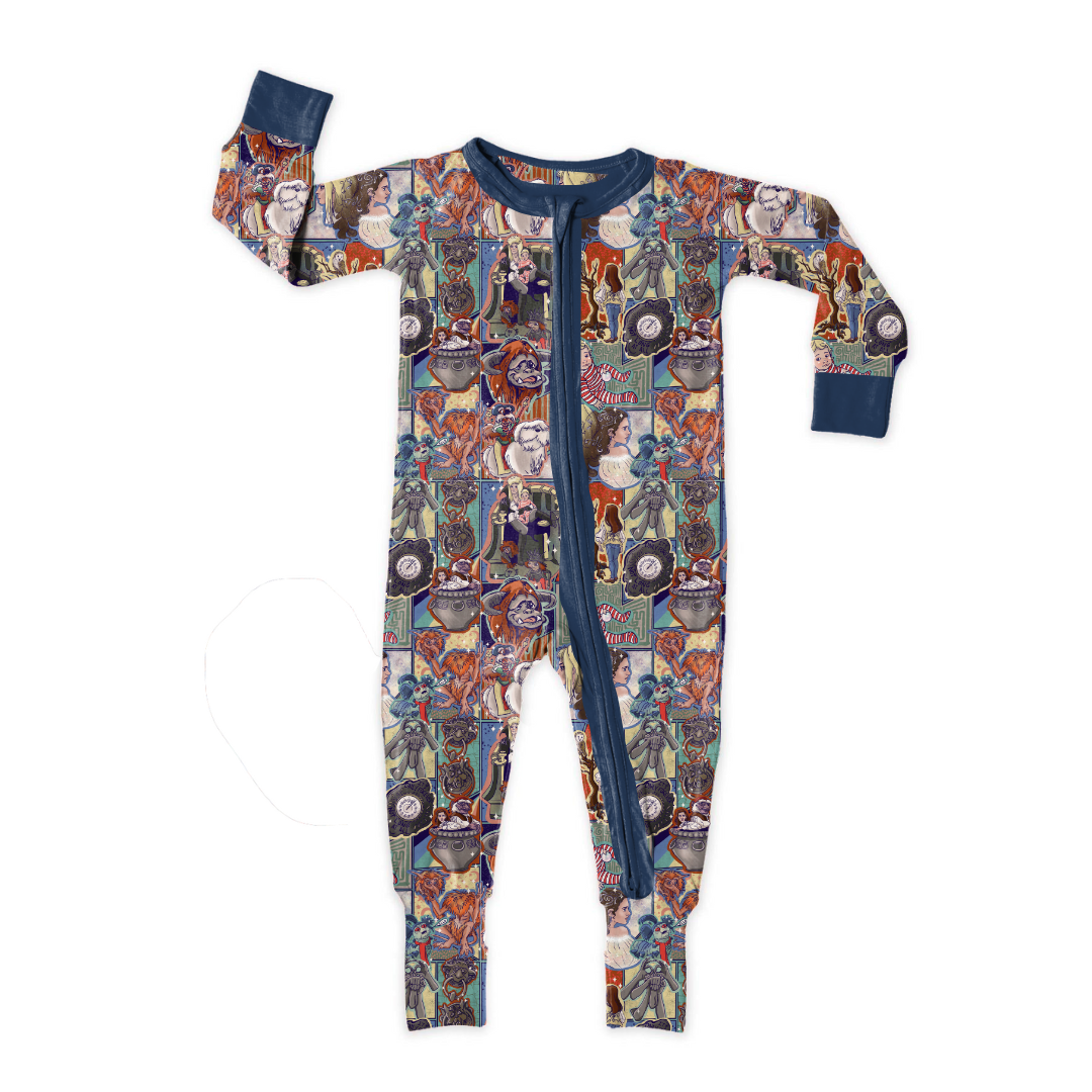 DREAMLAND LONG SLEEVE DOUBLE WAY ZIP SLEEPER - BAMBOO - PRE ORDER