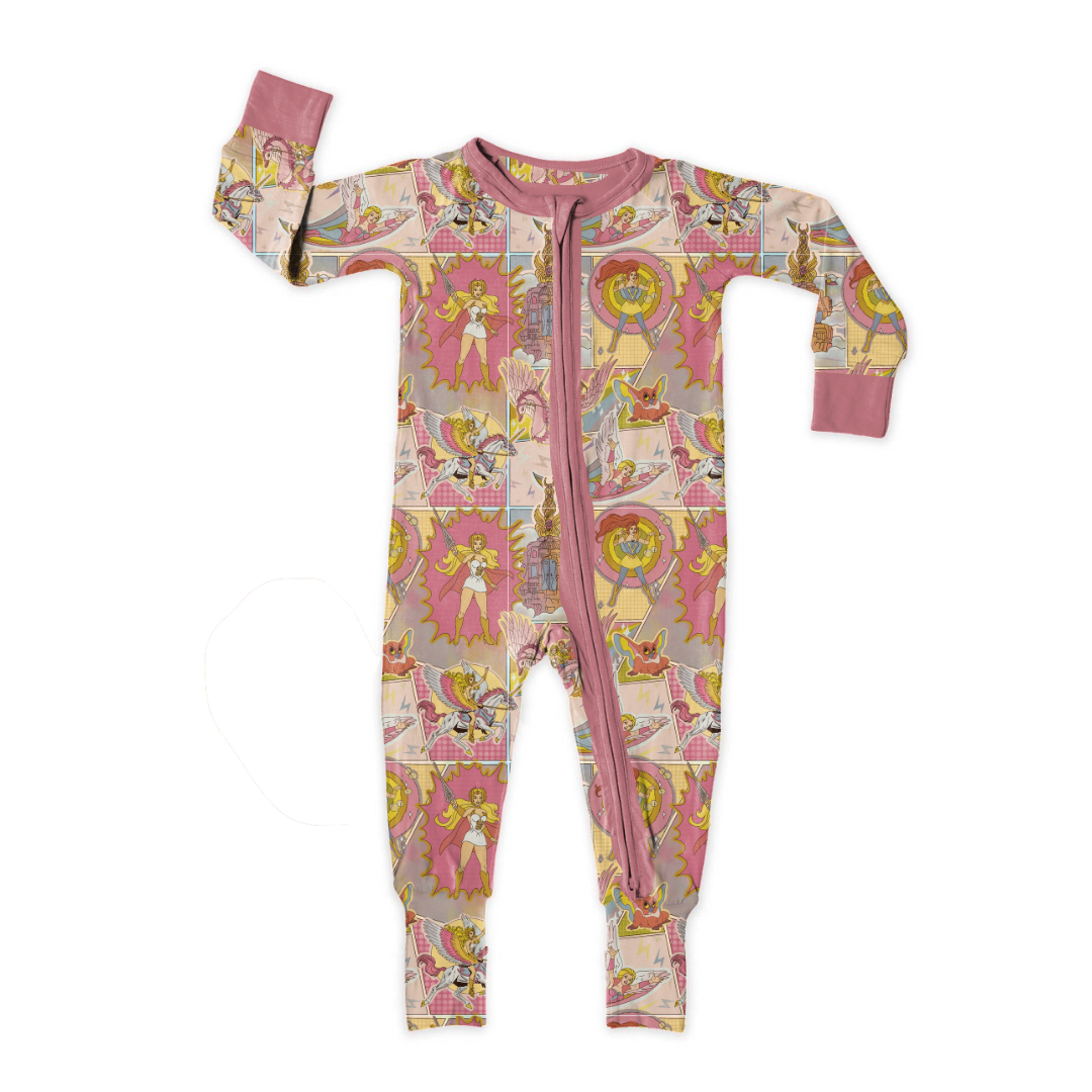 DREAMLAND LONG SLEEVE DOUBLE WAY ZIP SLEEPER - BAMBOO - PRE ORDER