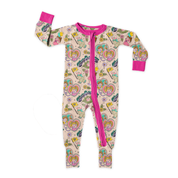DREAMLAND LONG SLEEVE DOUBLE WAY ZIP SLEEPER - BAMBOO - PRE ORDER