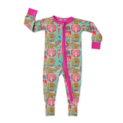 DREAMLAND LONG SLEEVE DOUBLE WAY ZIP SLEEPER - BAMBOO - PRE ORDER