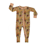 DREAMLAND LONG SLEEVE DOUBLE WAY ZIP SLEEPER - BAMBOO - PRE ORDER