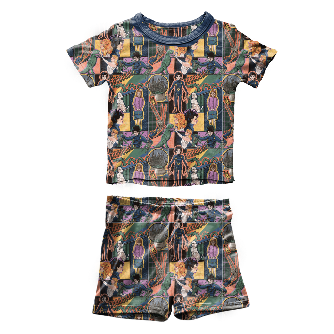 KIDS SNUGG SHORT SLEEVE SHORT SET - BAMBOO - PRE ORDER