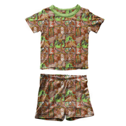 KIDS SNUGG SHORT SLEEVE SHORT SET - BAMBOO - PRE ORDER