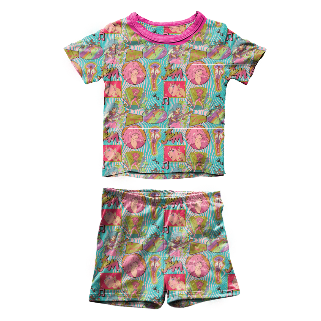 KIDS SNUGG SHORT SLEEVE SHORT SET - BAMBOO - PRE ORDER