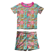 KIDS SNUGG SHORT SLEEVE SHORT SET - BAMBOO - PRE ORDER