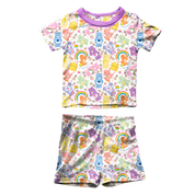 KIDS SNUGG SHORT SLEEVE SHORT SET - BAMBOO - PRE ORDER