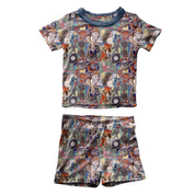 KIDS SNUGG SHORT SLEEVE SHORT SET - BAMBOO - PRE ORDER