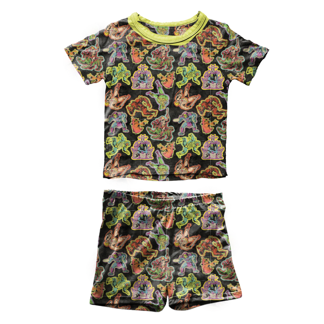 KIDS SNUGG SHORT SLEEVE SHORT SET - BAMBOO - PRE ORDER