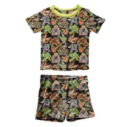 KIDS SNUGG SHORT SLEEVE SHORT SET - BAMBOO - PRE ORDER