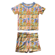 KIDS SNUGG SHORT SLEEVE SHORT SET - BAMBOO - PRE ORDER