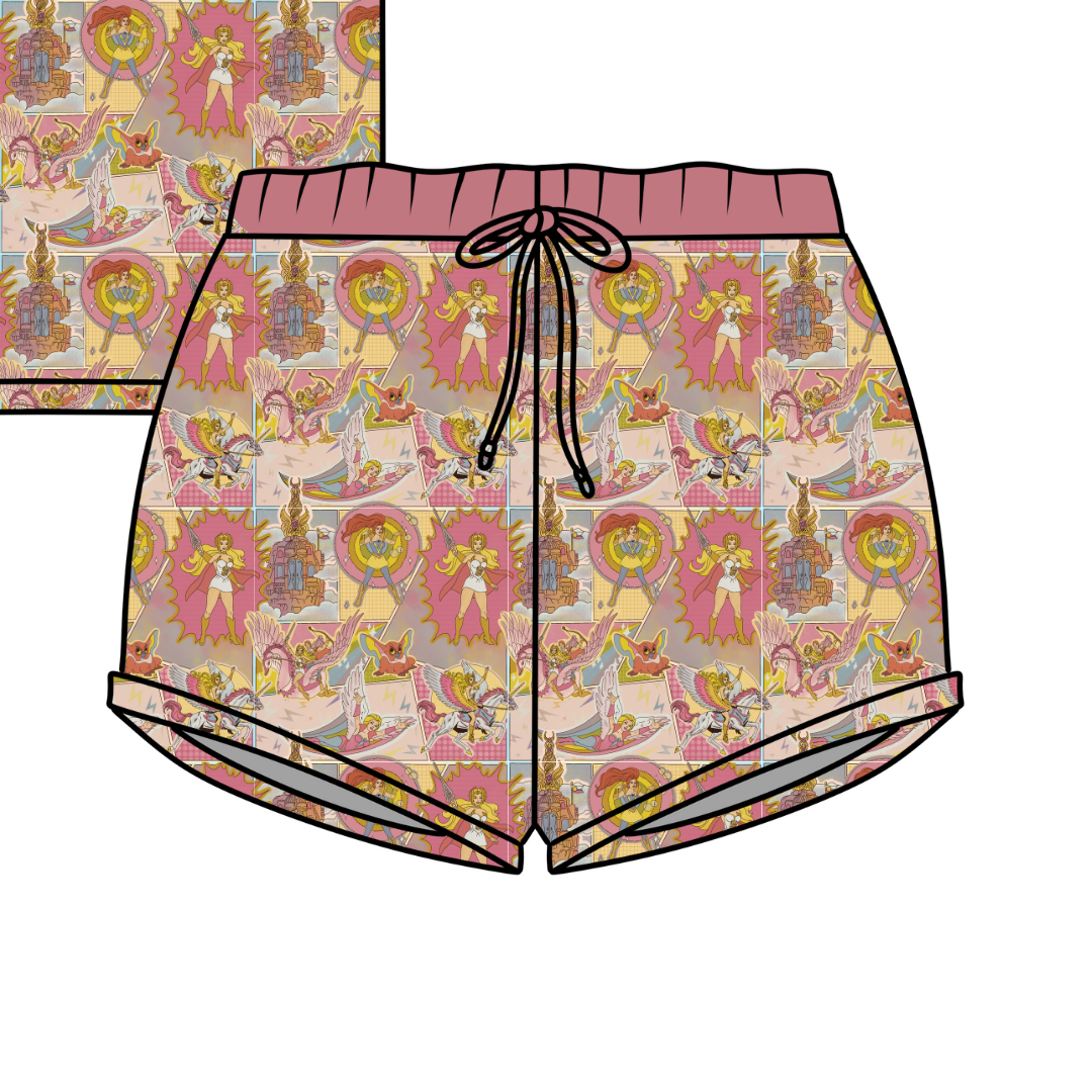 ADULT SNUGG PAJAMA SHORTS - BAMBOO - PRE ORDER