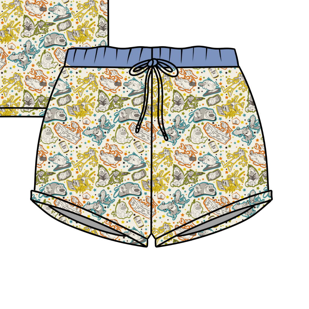 ADULT SNUGG PAJAMA SHORTS - BAMBOO - PRE ORDER