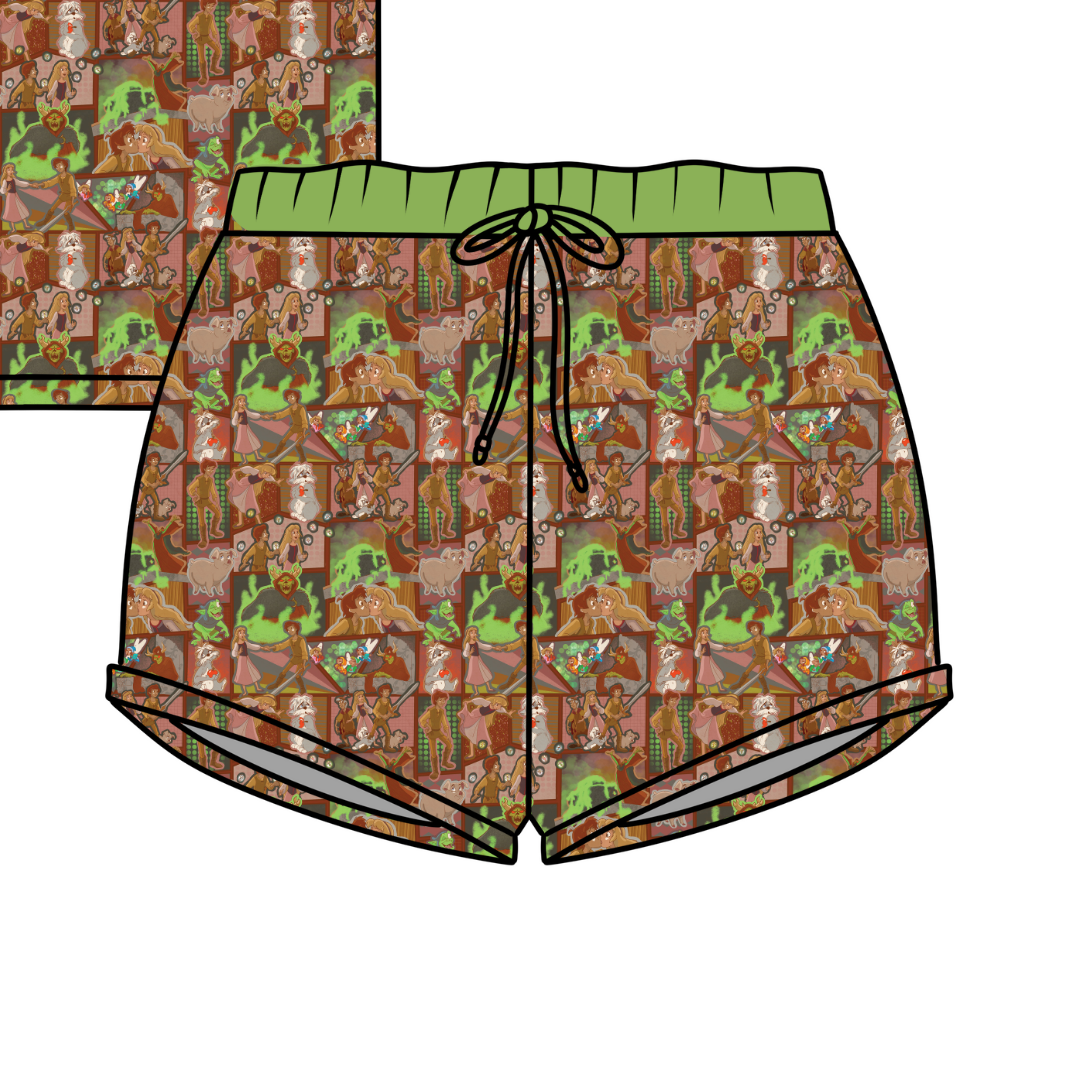 ADULT SNUGG PAJAMA SHORTS - BAMBOO - PRE ORDER