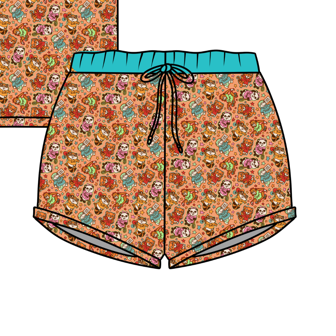 ADULT SNUGG PAJAMA SHORTS - BAMBOO - PRE ORDER