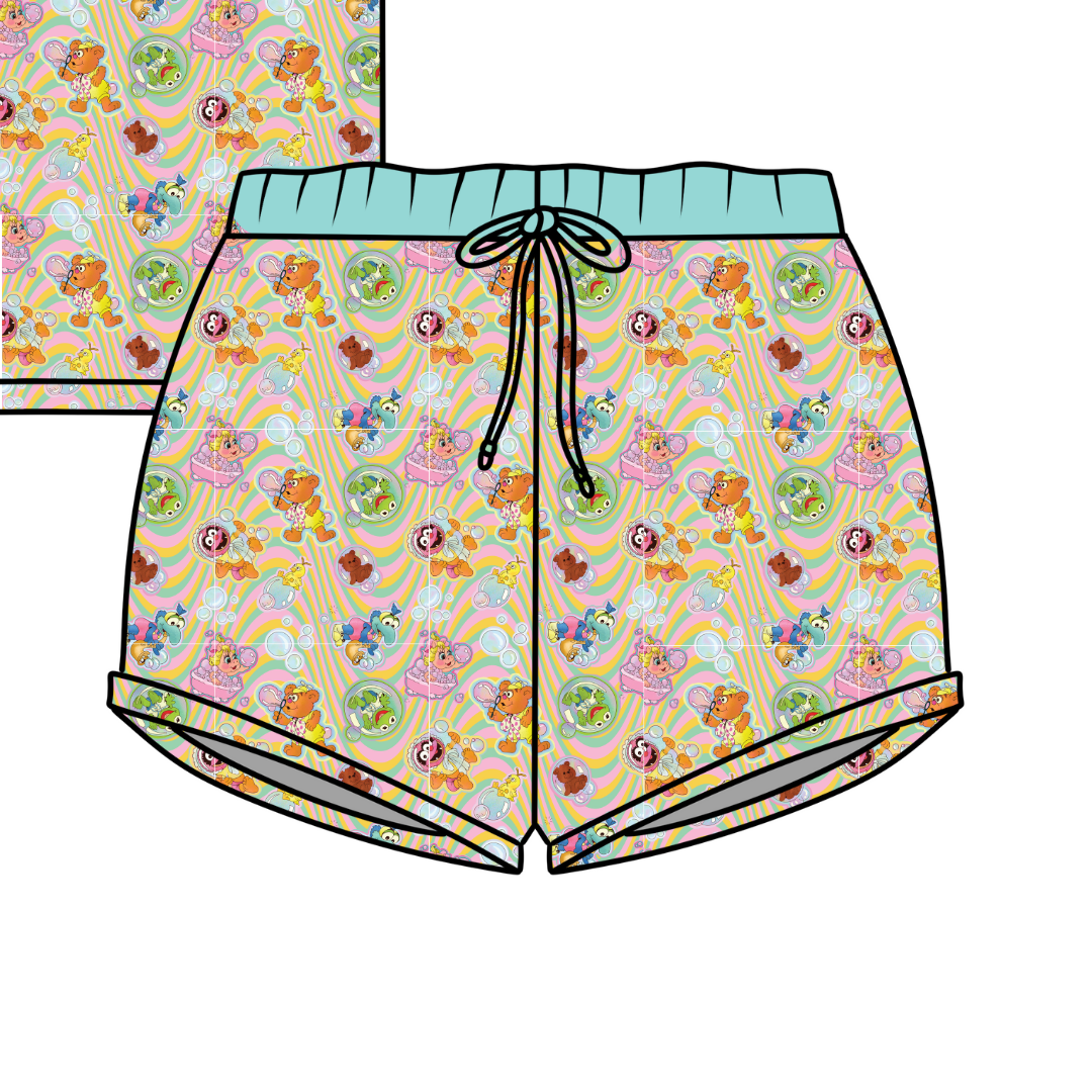 ADULT SNUGG PAJAMA SHORTS - BAMBOO - PRE ORDER