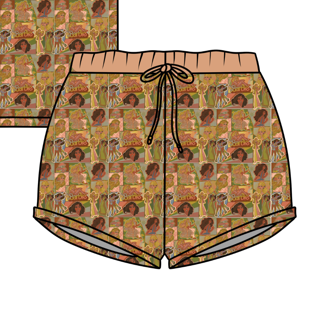 ADULT SNUGG PAJAMA SHORTS - BAMBOO - PRE ORDER