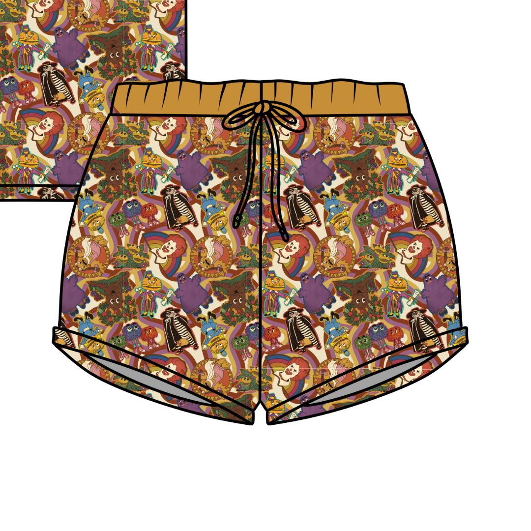 ADULT SNUGG PAJAMA SHORTS - BAMBOO - PRE ORDER