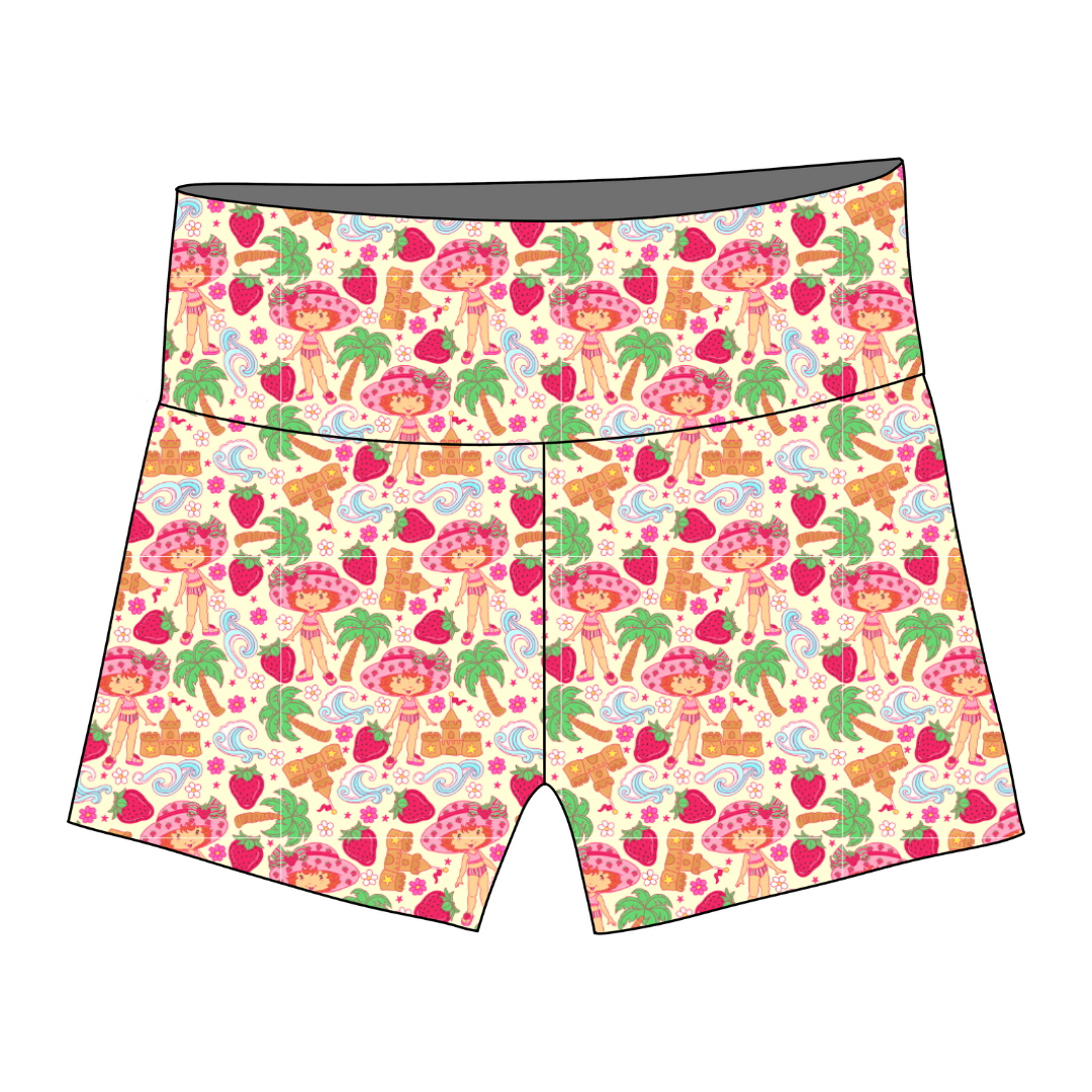 Strawberry Summer - Tatum Biker Shorts - Knit - PRE ORDER