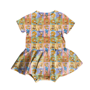 KIDS BAMBOO SHORT SLEEVE SKIRTED LEO - BAMBOO - PRE ORDER