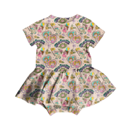 KIDS BAMBOO SHORT SLEEVE SKIRTED LEO - BAMBOO - PRE ORDER
