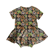 KIDS BAMBOO SHORT SLEEVE SKIRTED LEO - BAMBOO - PRE ORDER