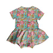 KIDS BAMBOO SHORT SLEEVE SKIRTED LEO - BAMBOO - PRE ORDER