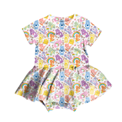 KIDS BAMBOO SHORT SLEEVE SKIRTED LEO - BAMBOO - PRE ORDER