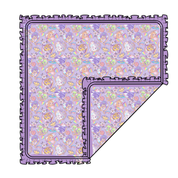 NEST RUFFLE TRIM BLANKET - DOUBLE LAYER - KNIT - PRE ORDER