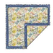 NEST RUFFLE TRIM BLANKET - DOUBLE LAYER - KNIT - PRE ORDER