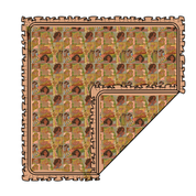 NEST RUFFLE TRIM BLANKET - DOUBLE LAYER - KNIT - PRE ORDER