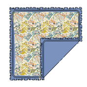 NEST RUFFLE TRIM BLANKET - DOUBLE LAYER - KNIT - PRE ORDER