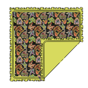 NEST RUFFLE TRIM BLANKET - DOUBLE LAYER - KNIT - PRE ORDER