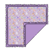 NEST RUFFLE TRIM BLANKET - DOUBLE LAYER - KNIT - PRE ORDER