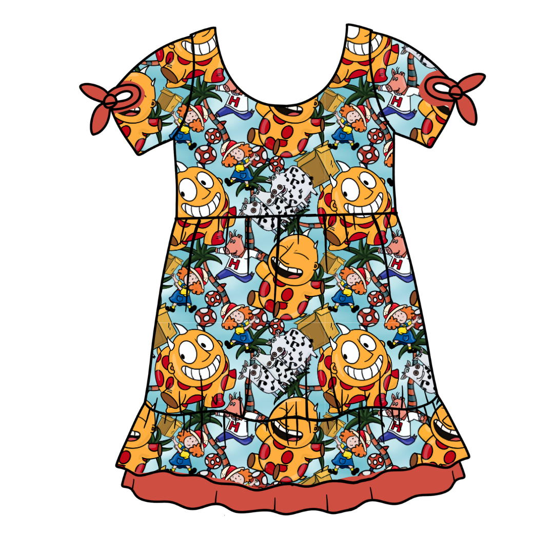 Ferocious - Serenity - Kid's Short Sleeve Nightgown - Bamboo - PRE ORDER