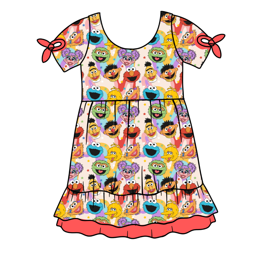 Sunny Days - Serenity - Kid's Short Sleeve Nightgown - Bamboo - PRE ORDER