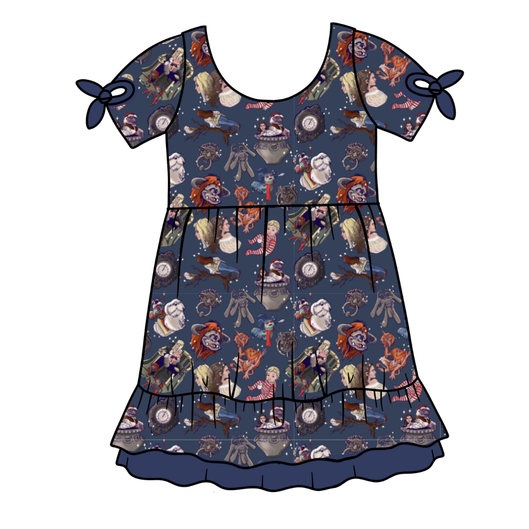 The Babe - Serenity - Kid's Short Sleeve Nightgown - Bamboo - PRE ORDER