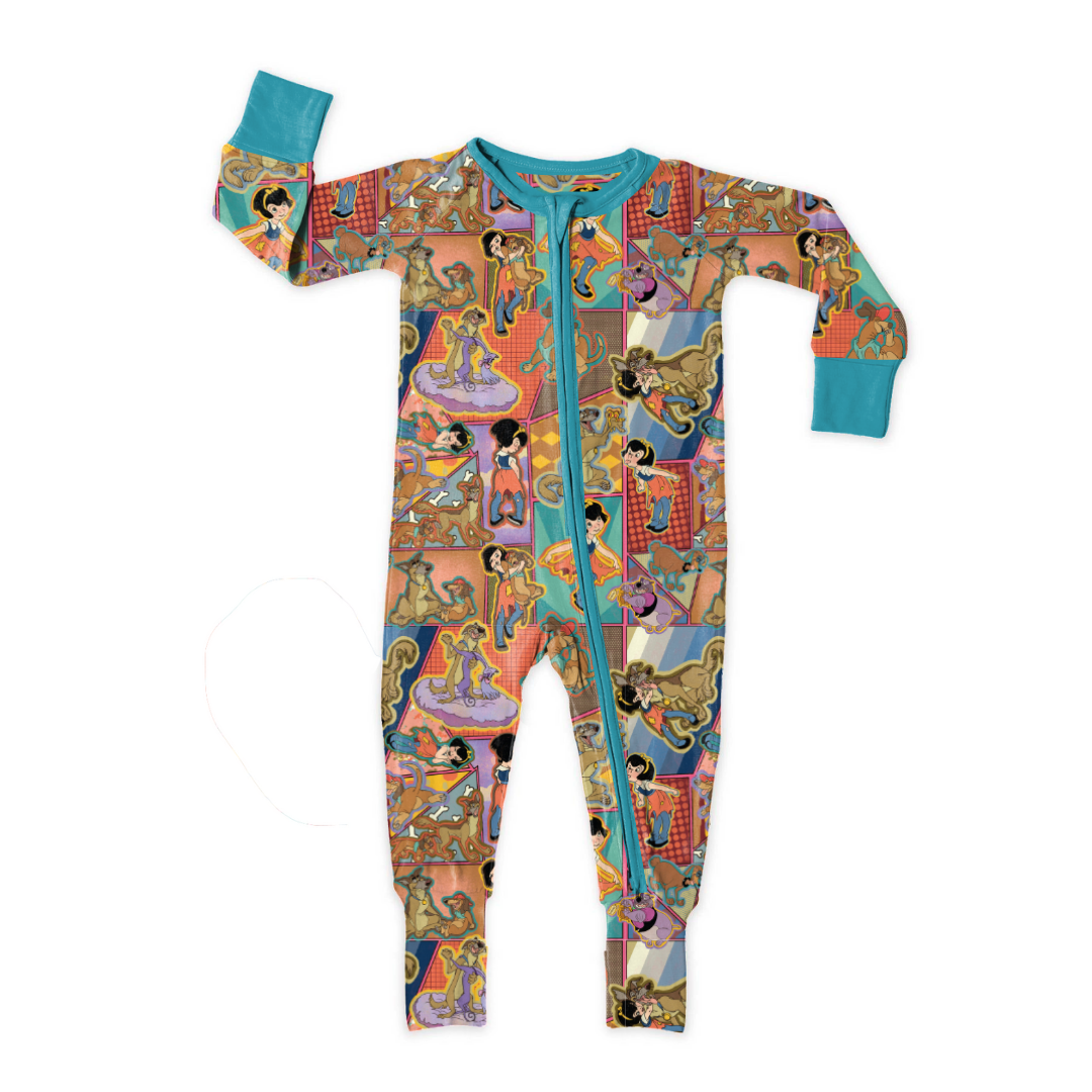 Charlie - Dreamland - Kid's Long Sleeve Sleeper - Bamboo - PRE ORDER