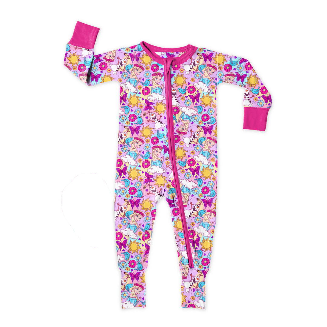 In Summer - Dreamland - Kid's Long Sleeve Sleeper - Bamboo - PRE ORDER