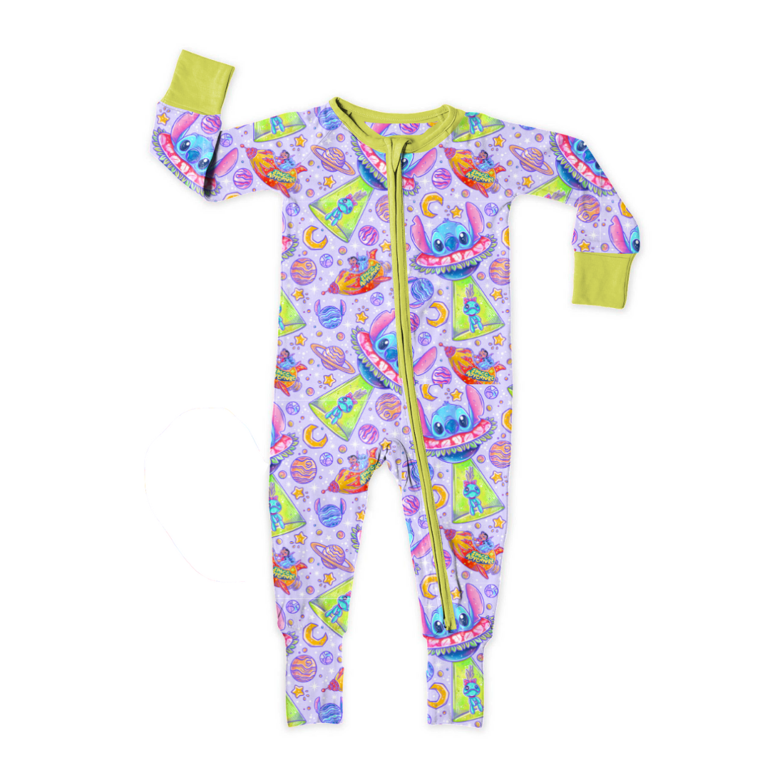 Ohana - Dreamland - Kid's Long Sleeve Sleeper - Bamboo - PRE ORDER