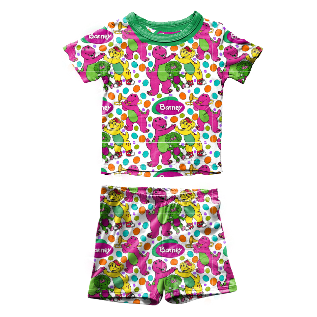 Gumdrops - Snugg - Kid's Short Sleeve Pajama Short Set - Bamboo - PRE ORDER