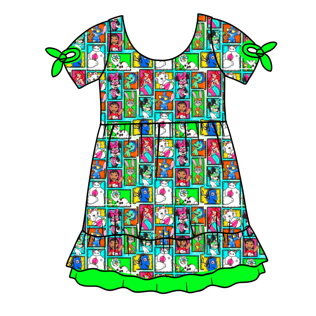 Summer Magic - Serenity - Kid's Short Sleeve Nightgown - Bamboo - PRE ORDER