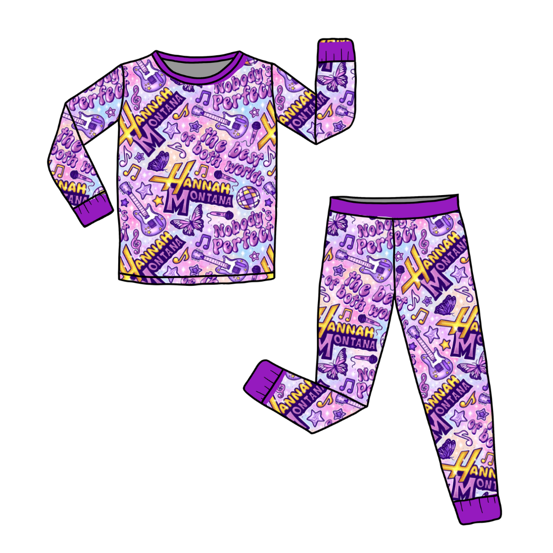 Nobody's Perfect - Slumber - Kid's Long Sleeve Pajama Pants Set - Bamboo - PRE ORDER