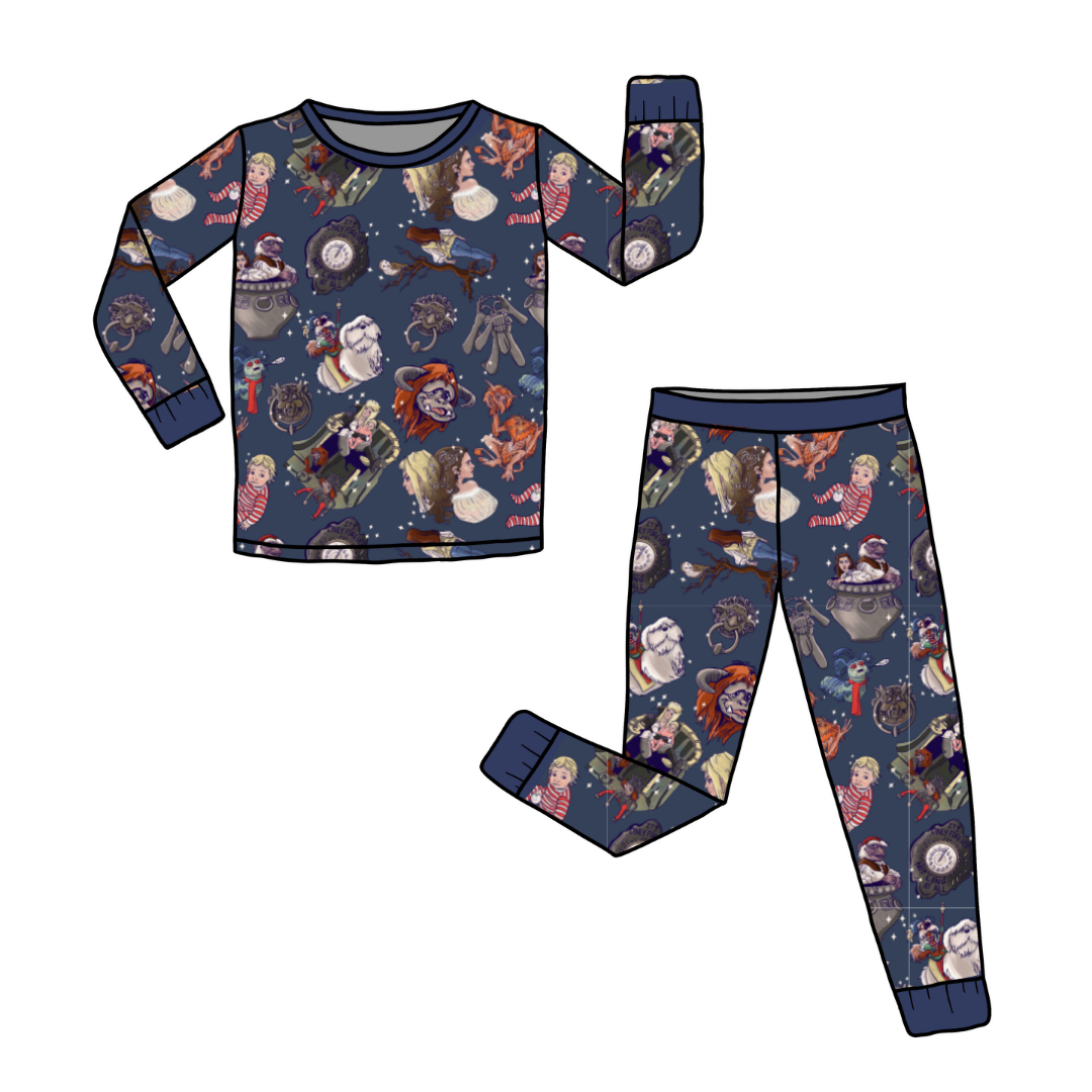 The Babe - Slumber - Kid's Long Sleeve Pajama Pants Set - Bamboo - PRE ORDER