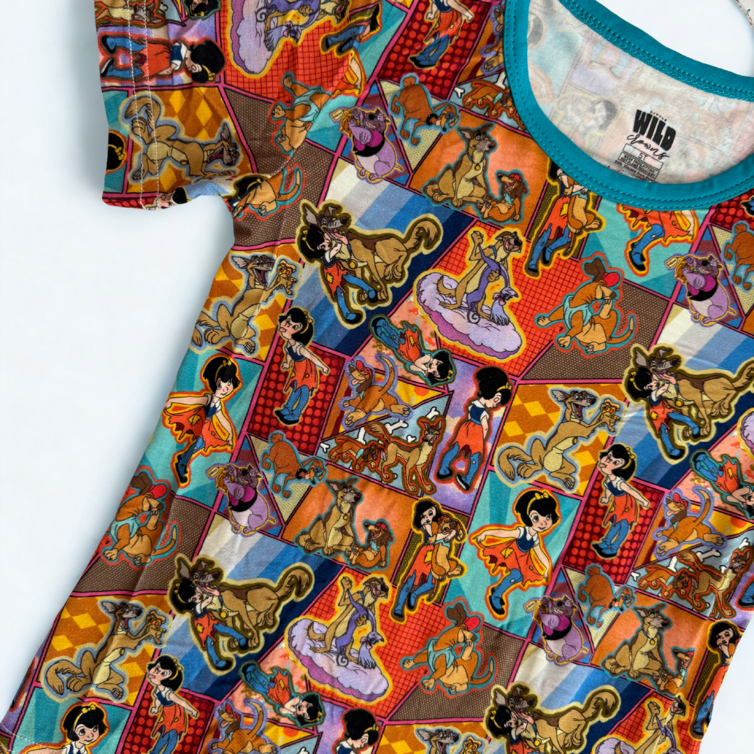 COZY SHORT SLEEVE PAJAMA PANTS SET - BAMBOO - READY TO SHIP - VIEW ALL